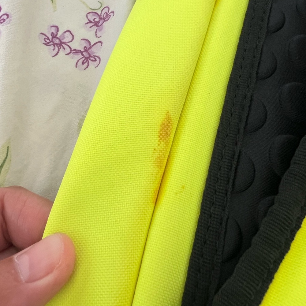 Moncler Fragment Neon Yellow and Black Backpack - Picture 4 of 6